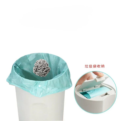 Integrated Detachable Deep Cat Litter Shovel with Refill Bag Holder, Cat Litter Scoop, Kitten Litter Box Cat Supplies